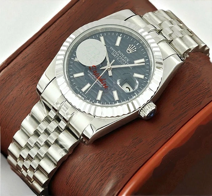 Rolex Datejust 36mm Blue Fluted Motif Dial Swiss Watch Pakistan 1765832035 E27fc28f