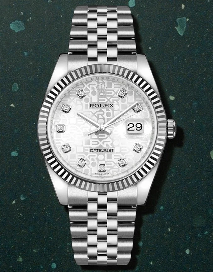 Rolex Datejust 40 Silver Jubilee Diamond Dial Watch 1768331040 7dc50e71