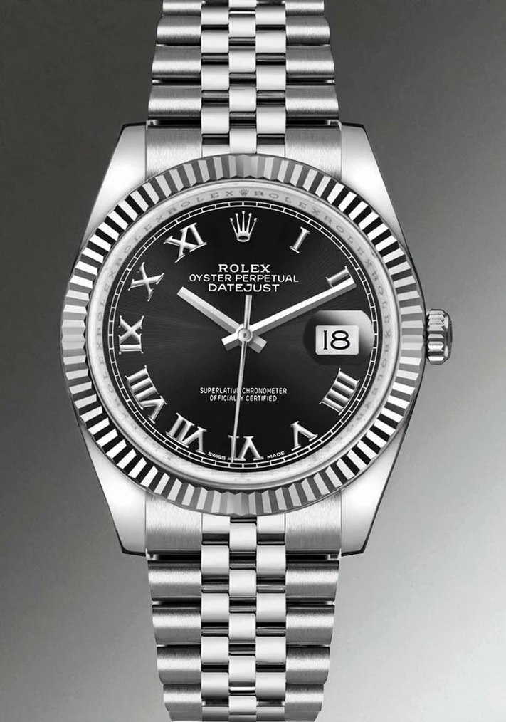 Rolex Datejust 40mm Black Dial Watch Pakistan