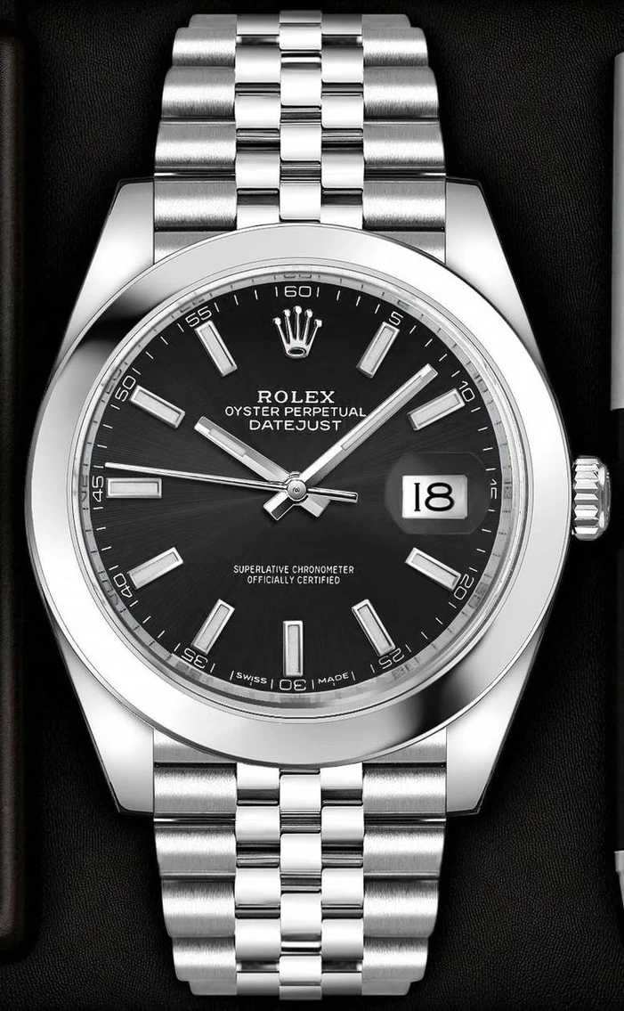 Rolex Datejust 41 Black Dial Men S Watch Pakistan