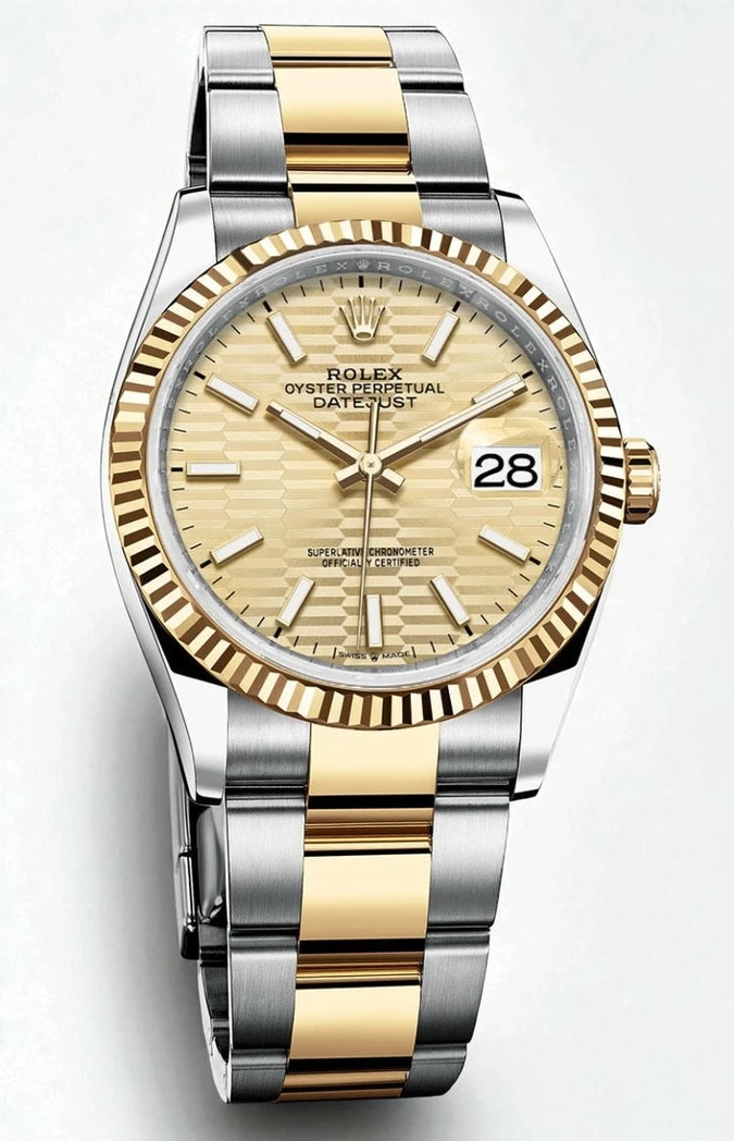 Rolex Datejust 41 Gold Fluted Motif Dial 2 Pakistan