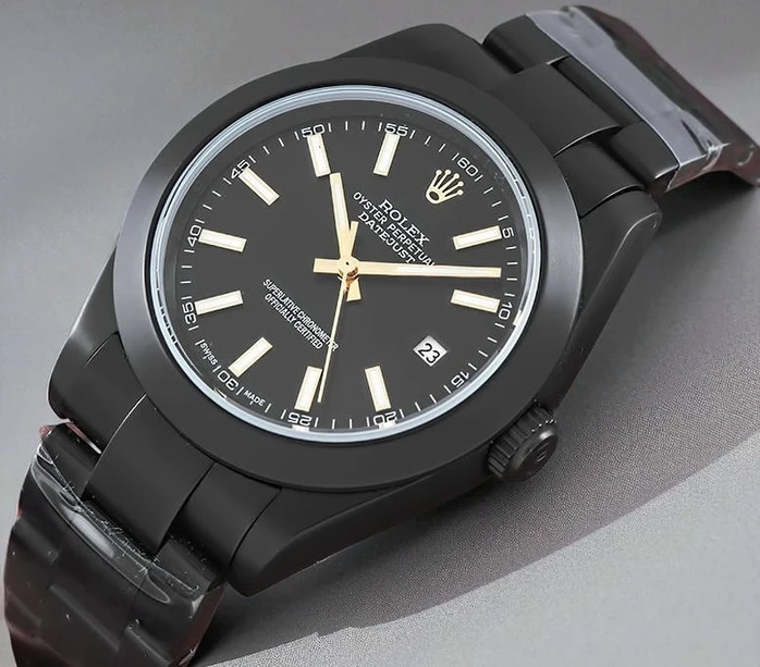 Rolex Datejust 41 Stainless Steel Black Index Dial Smooth Bezel Pakistan