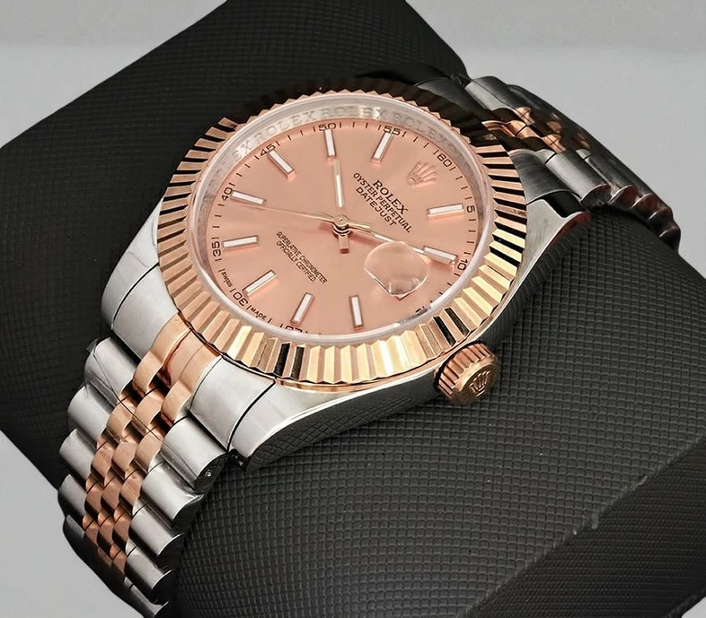 Rolex Datejust 41 Two Tone Rose Gold Dial Watch Pakistan