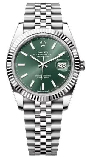 Rolex Datejust 41 Watch Oystersteel And White Gold