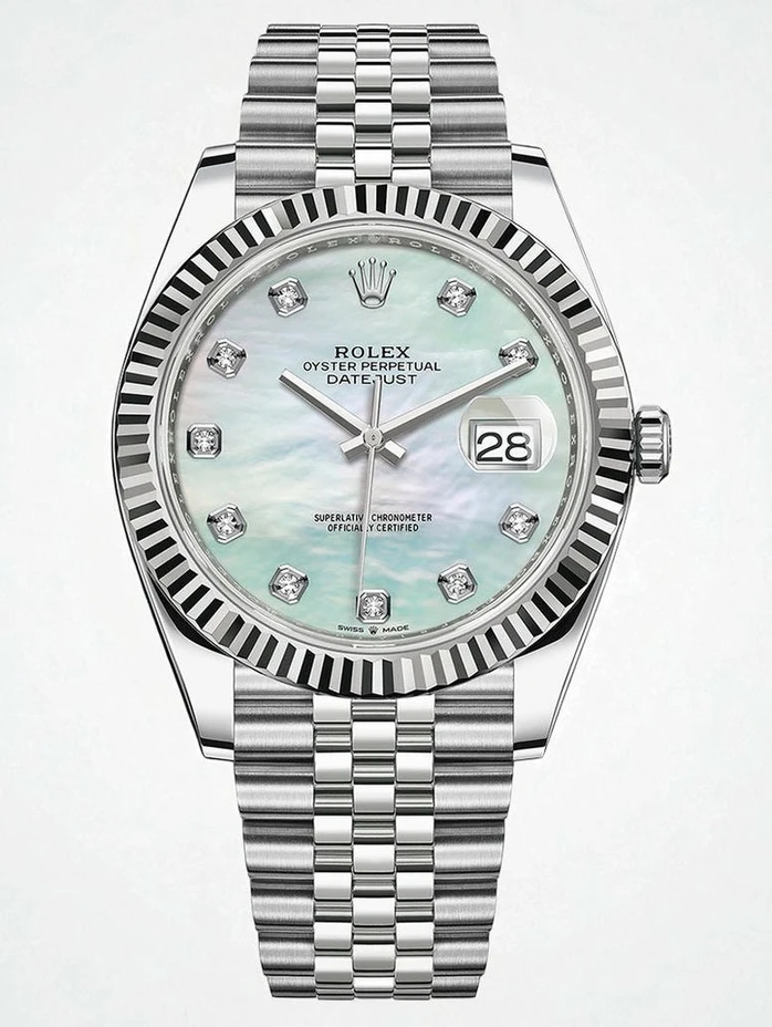 Rolex Datejust 41mm Mop Diamond Jubilee Mens Watch 1 Pakistan