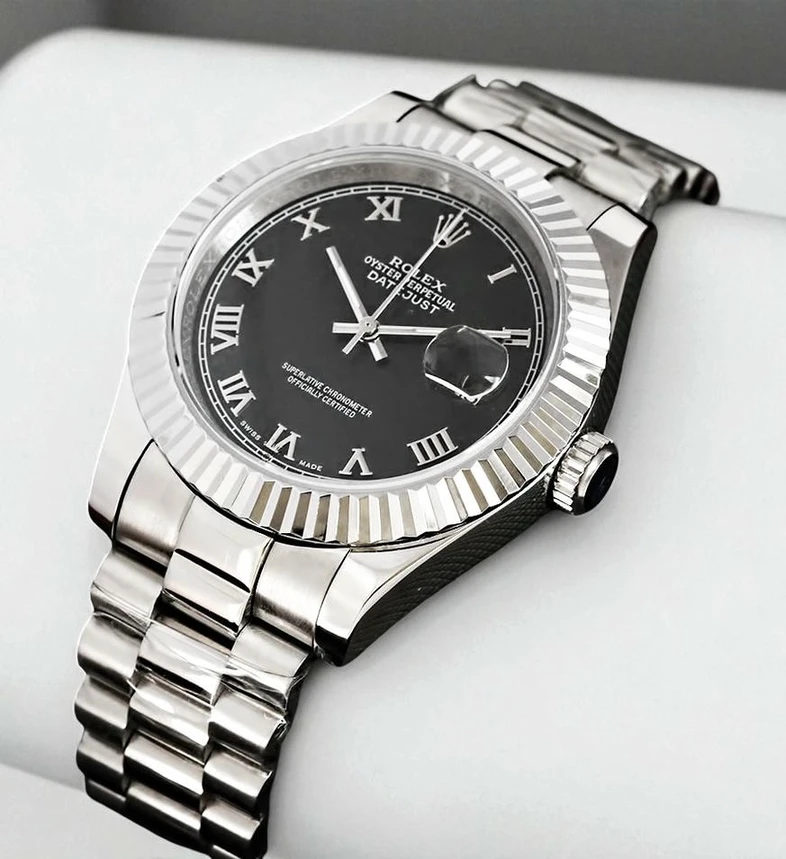 Rolex Datejust Black Dial 1 1 Pakistan