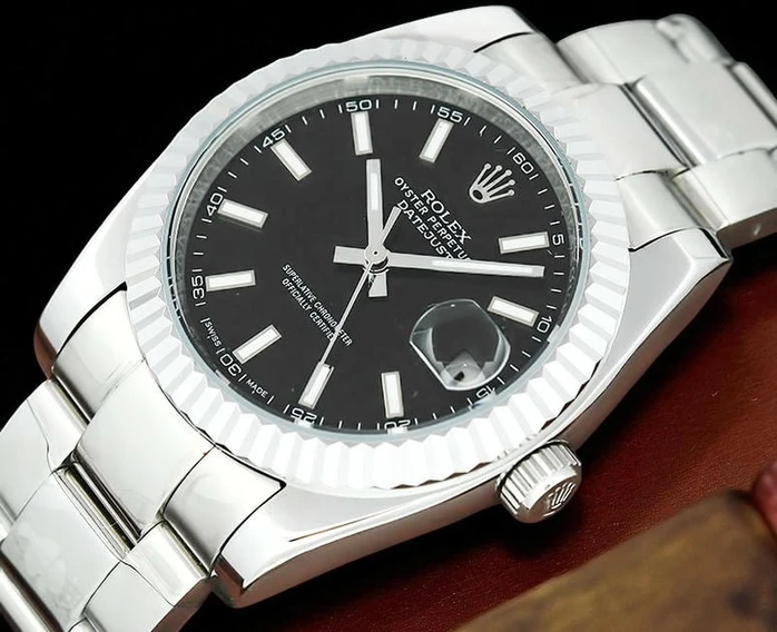 Rolex Datejust Black Dial Watch 2021 Pakistan