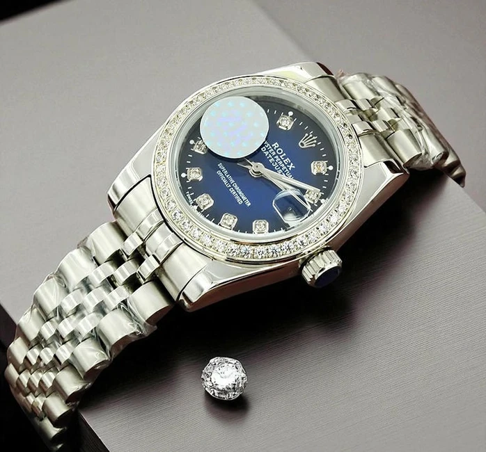 Rolex Datejust Blue Dial Watch489 Pakistan