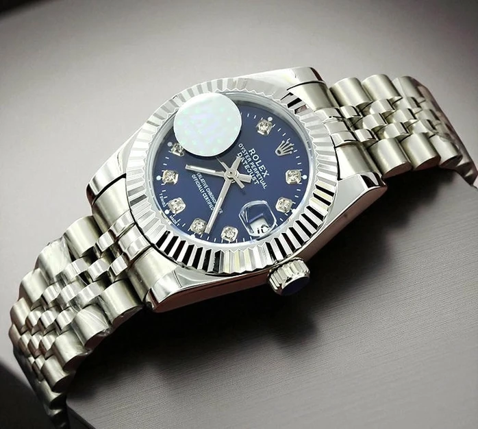 Rolex Datejust Blue Diamond Dial Watch491 Pakistan