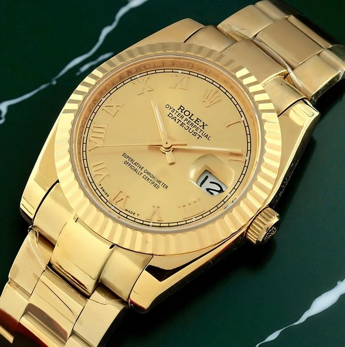 Rolex Datejust Champagne Dial Watch 2 Pakistan