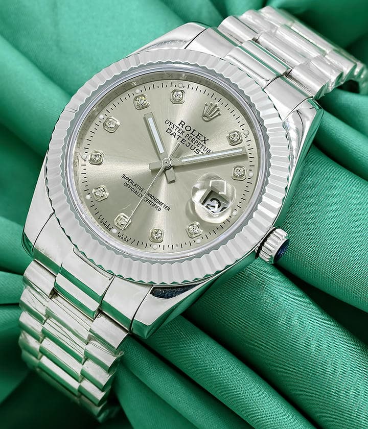 Rolex Datejust Diamond Dial Watch 1