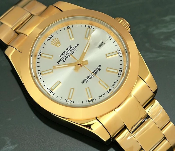 Rolex Datejust Gold Silver Dial Pakistan