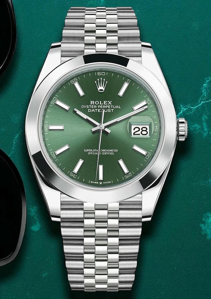 Rolex Datejust Green Dial Watch Pakistan