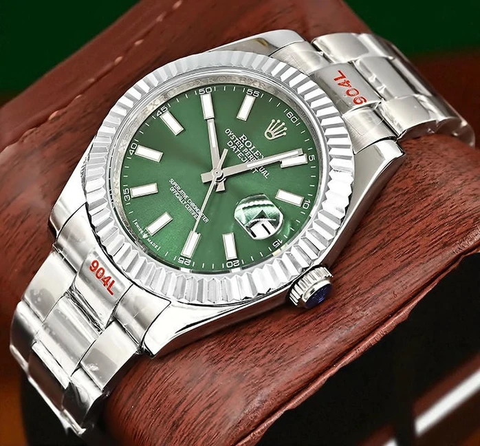Rolex Datejust Green Dial Watch Pakistan