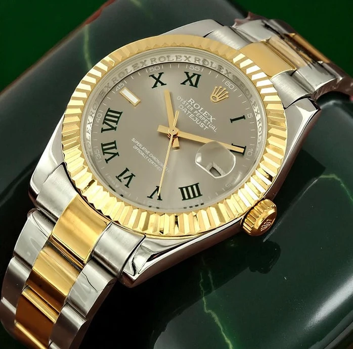 Rolex Datejust Grey Dial Men S Watch Pakistan