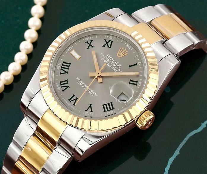 Rolex Datejust Ii Grey Roman Dial Pakistan