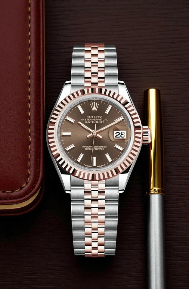 Rolex Datejust Lady Chocolate Brown Dial Watch Pakistan