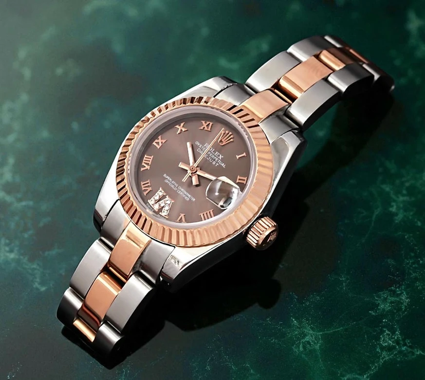 Rolex Datejust Lady Chocolate Dial Steel And Rose Gold Ladies Watch Pakistan