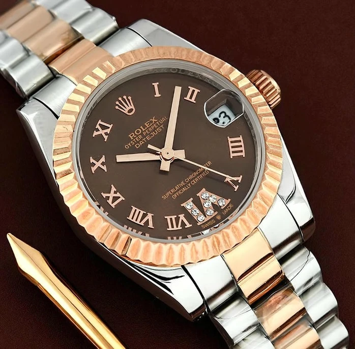 Rolex Datejust Lady Chocolate Dial Watch7017 Pakistan