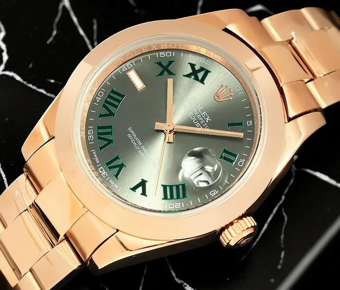 Rolex Datejust Rose Gold Gray Dial 1 Pakistan