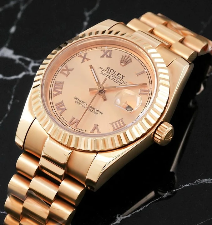 Rolex Datejust Rose Gold Watch Pakistan