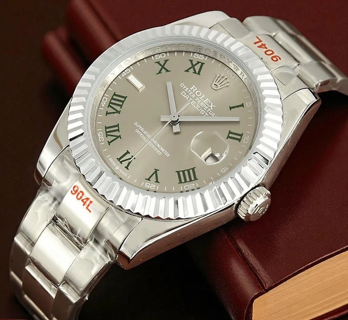 Rolex Datejust Slate Roman Dial Watch Pakistan