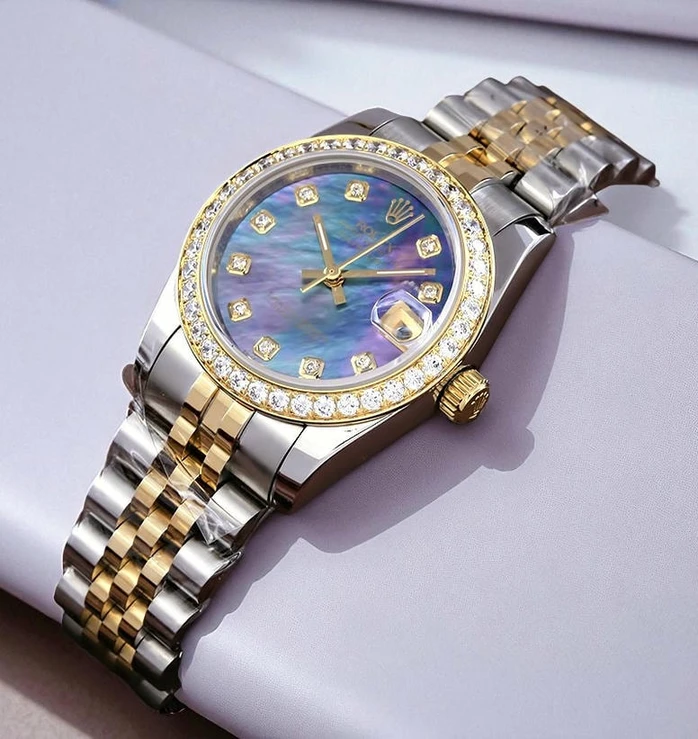 Rolex Datejust Two Tone Diamond Watch482 Pakistan