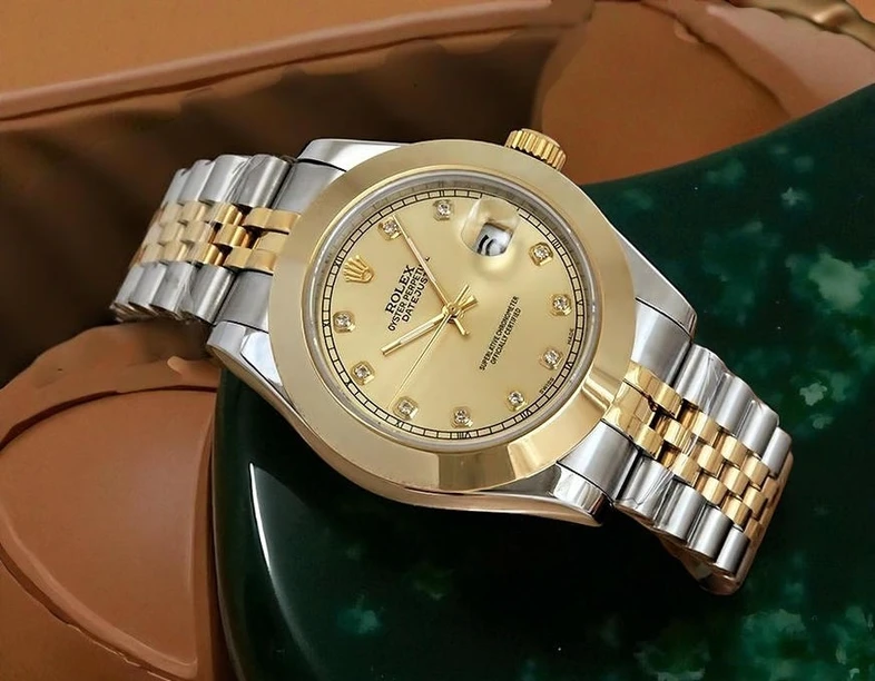 Rolex Datejust Two Tone Gold Dial Watch Pakistan