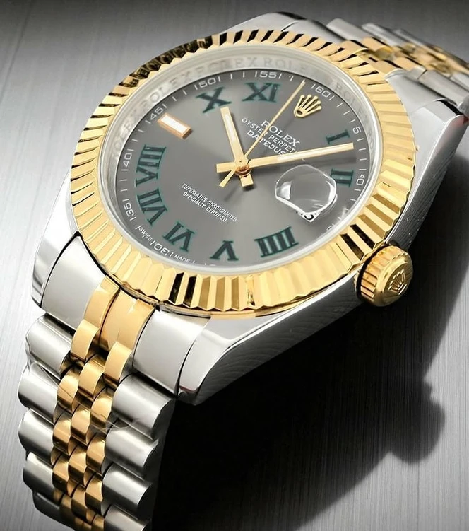 Rolex Datejust Wimbledon Dial Watch 2 Pakistan