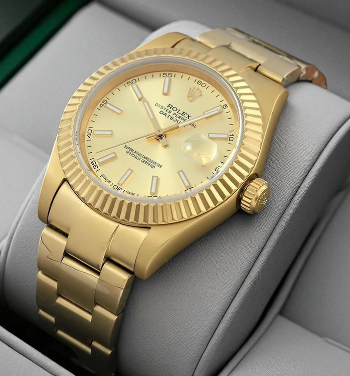 Rolex Datejust Yellow Gold Titanium Watch Pakistan
