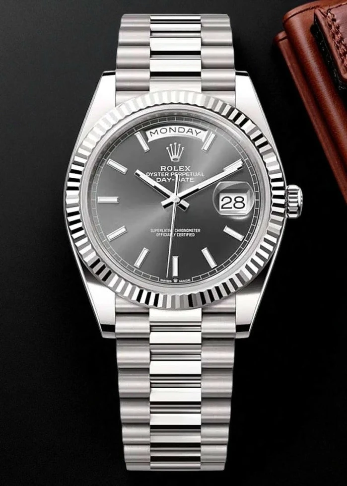 Rolex Day Date 228239 0060 Slategray Index Dial 40mm Watch 1 Pakistan