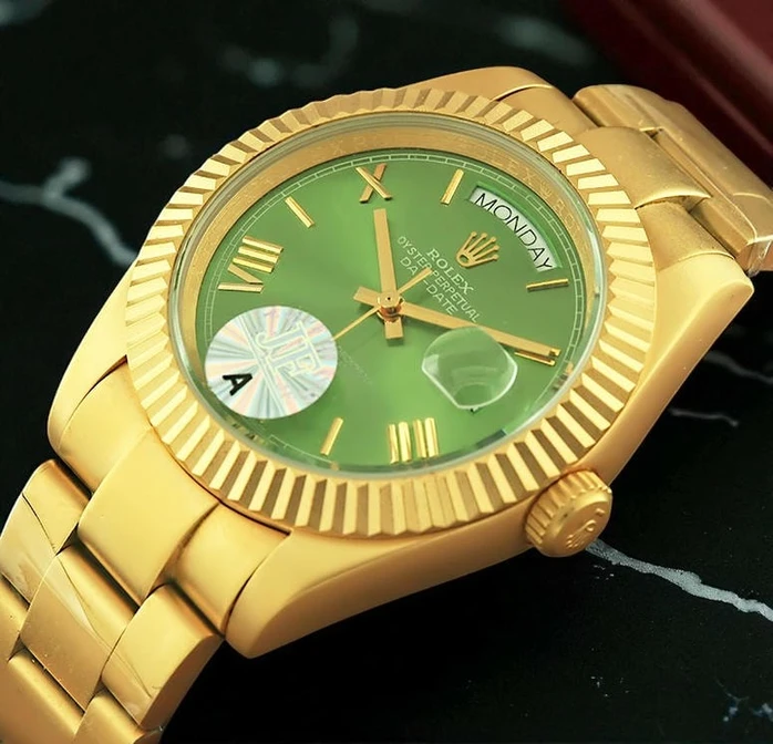 Rolex Day Date 40 Olive Green Dial Titanium Watch1056 Pakistan