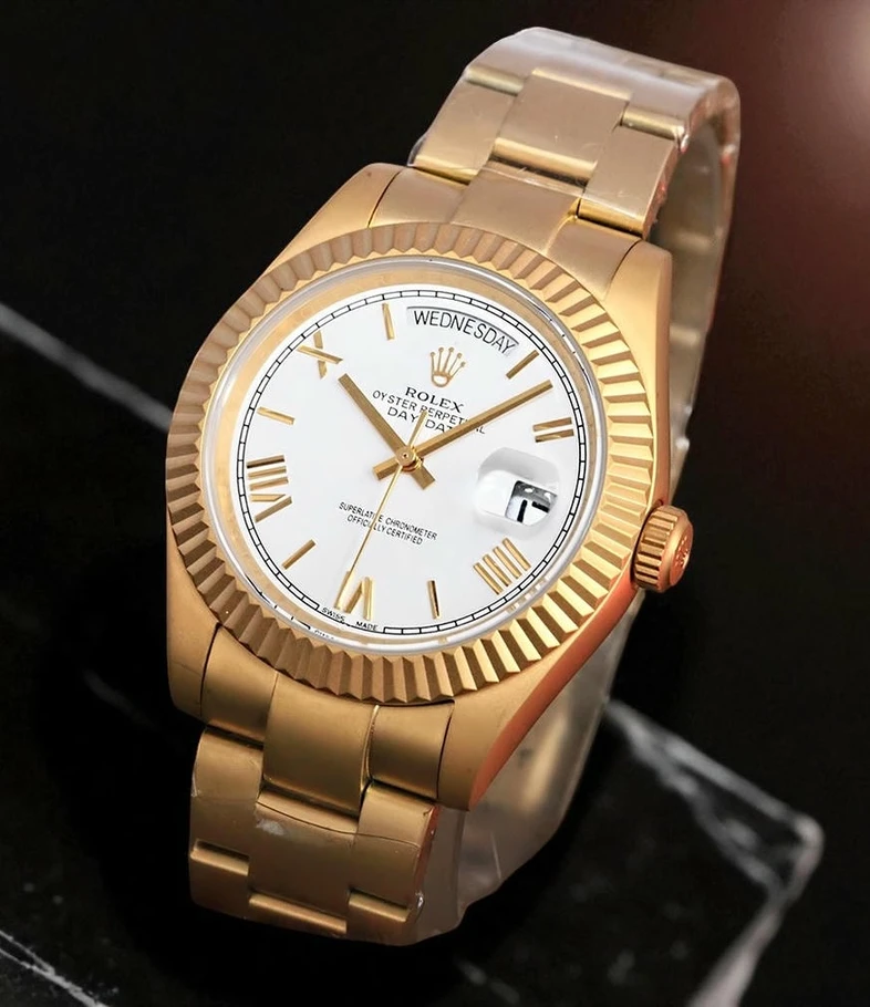 Rolex Day Date 40 Titanium Gold Watch Pakistan