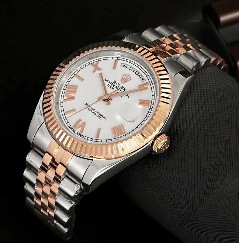 Rolex Day Date 40 Two Tone White Dial Pakistan
