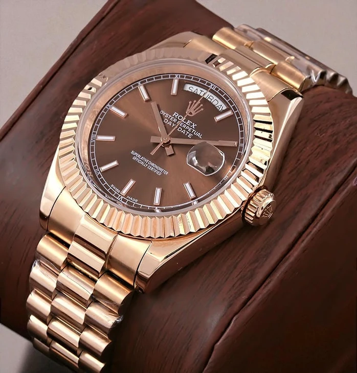 Rolex Day Date Chocolate Dial Watch474 Pakistan