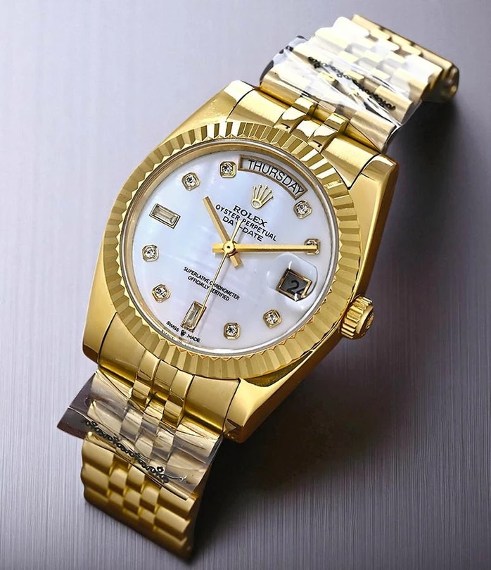 Rolex Day Date Diamond Dial Watch Pakistan