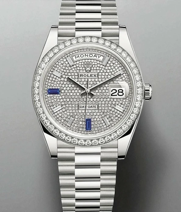 Rolex Day Date Full Diamond Watch Pakistan