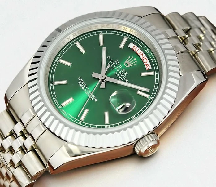 Rolex Day Date Green Dial Watch762 Pakistan