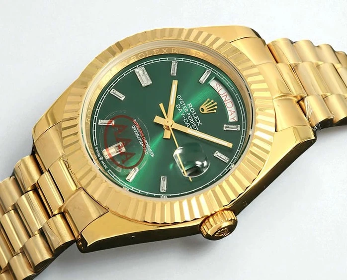 Rolex Day Date Ii President Diamond Green Dial Watch764 Pakistan