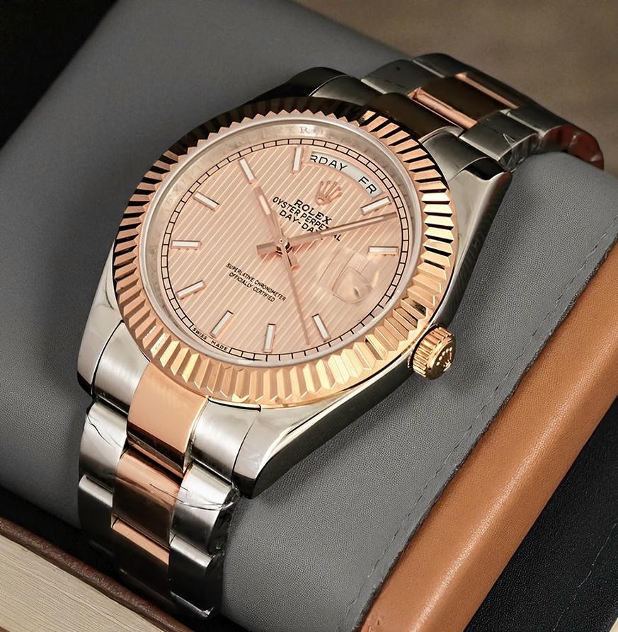 Rolex Day Date Ii President Rosegold Dial Two Tone Pakistan