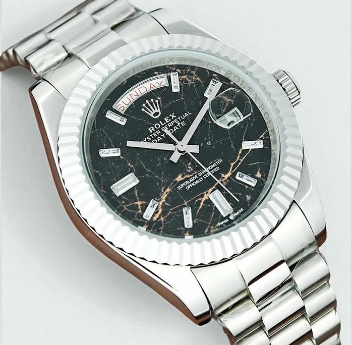 Rolex Day Date Marbil Motif Dial 2 Pakistan