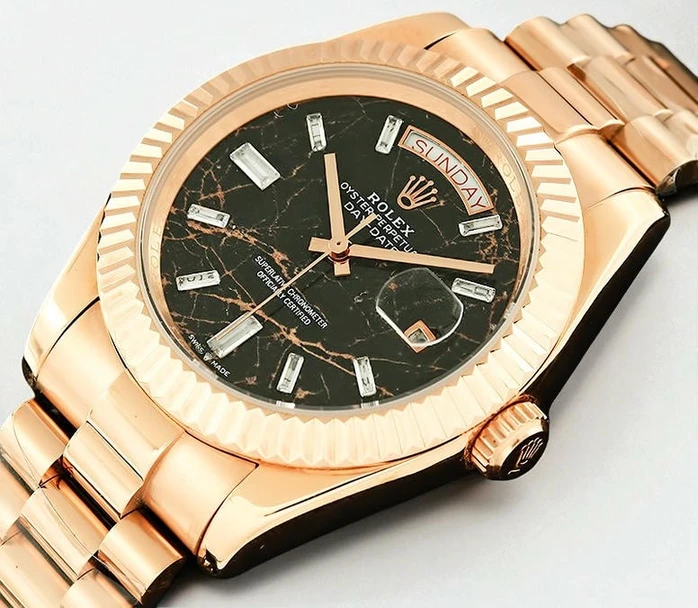 Rolex Day Date Marbil Motif Dial Pakistan