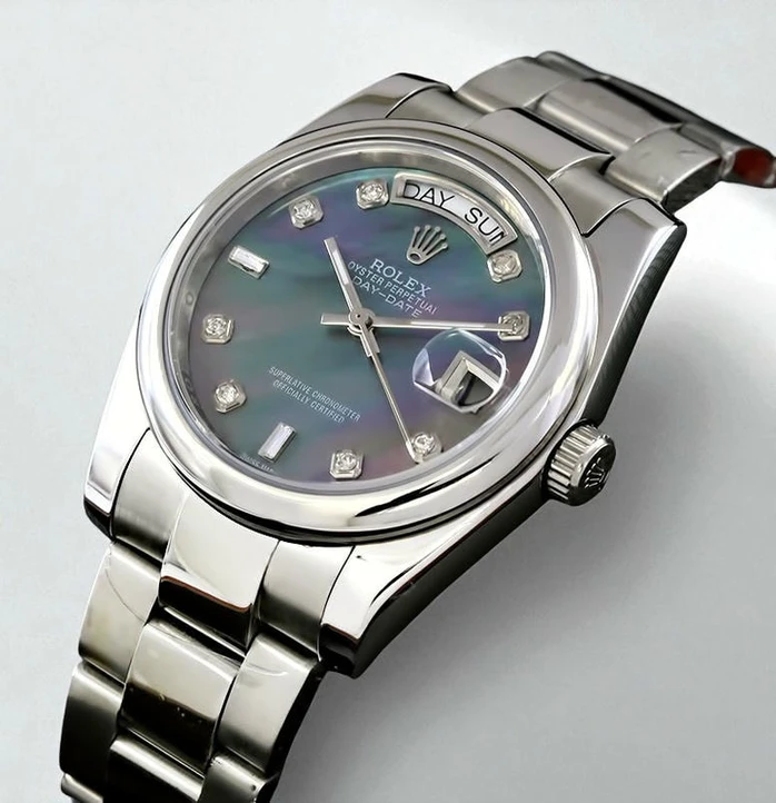 Rolex Day Date Mop Diamond Dial Watch621 Pakistan