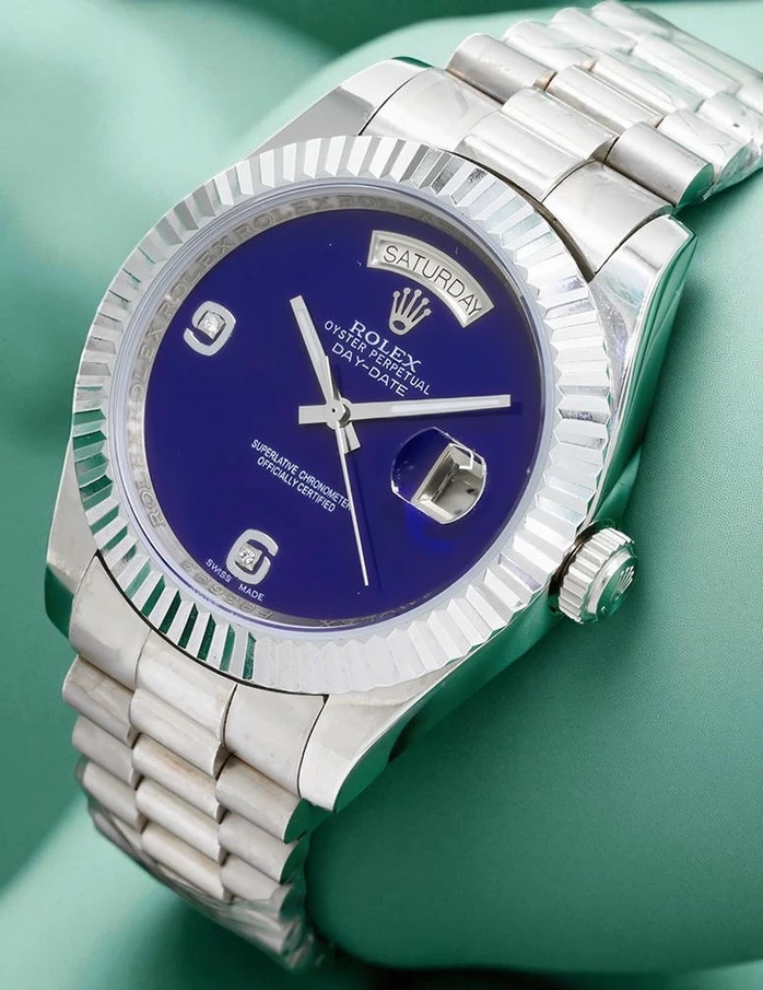 Rolex Day Date Onyx Blue Dial Watch Pakistan