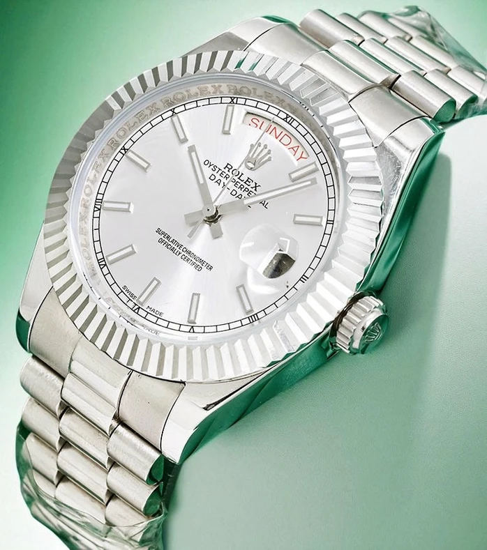 Rolex Day Date Silver Dial Watch Pakistan