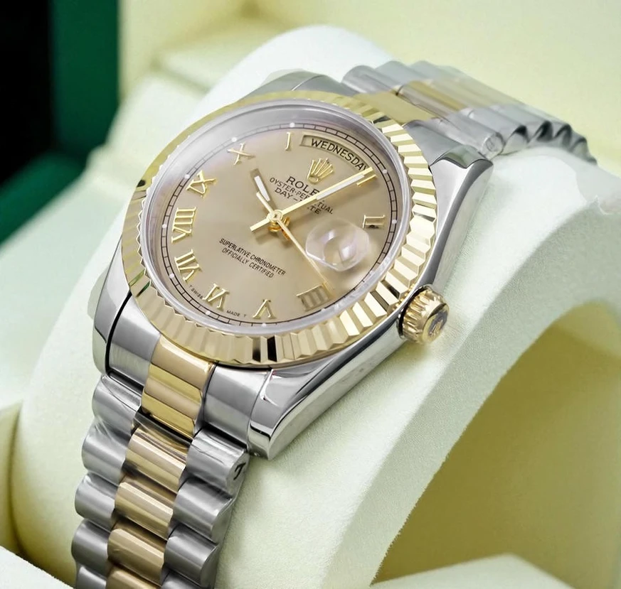 Rolex Day Date Two Tone Watch 1 Pakistan