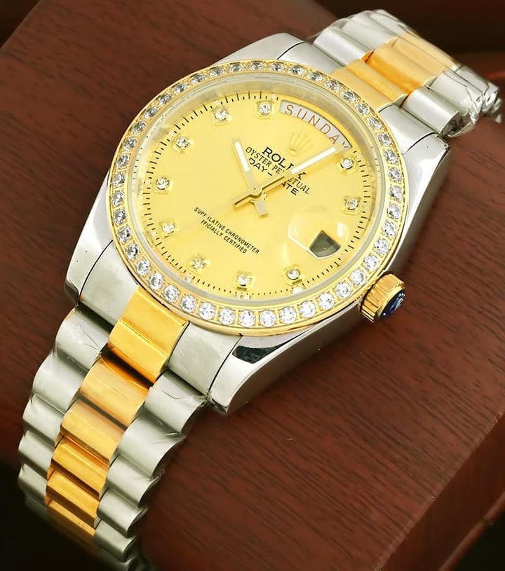 Rolex Day Date Two Tone Watch