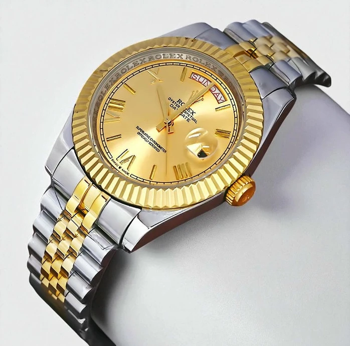 Rolex Day Date Two Tone Watch 5 Pakistan