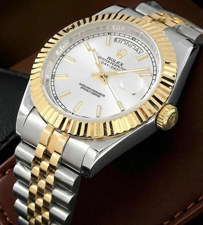 Rolex Day Date Two Tone Watch Pakistan