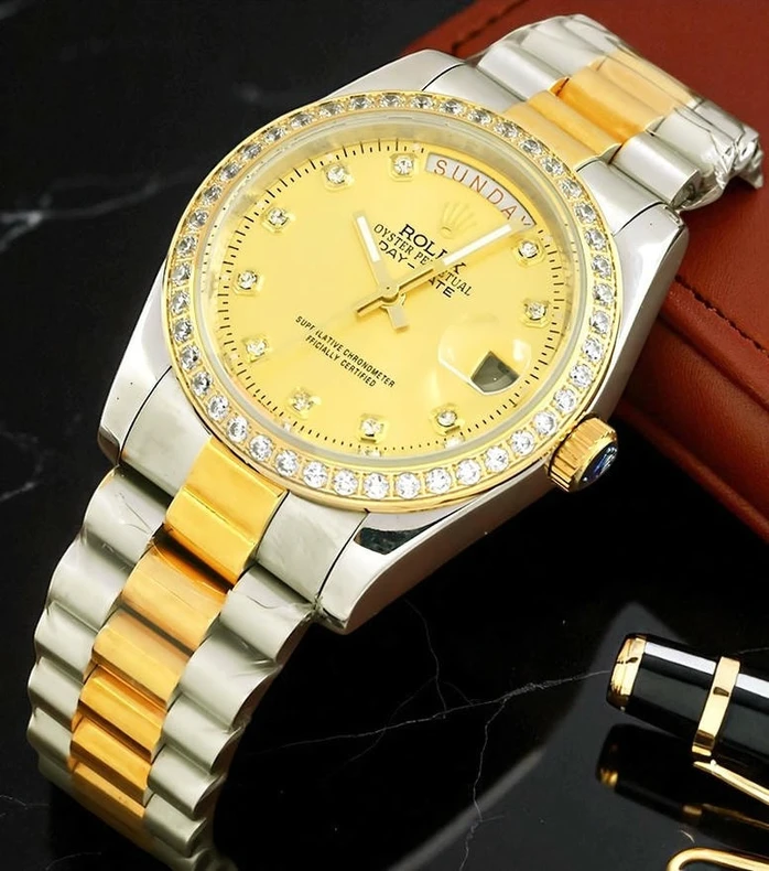 Rolex Day Date Two Tone Watch Pakistan